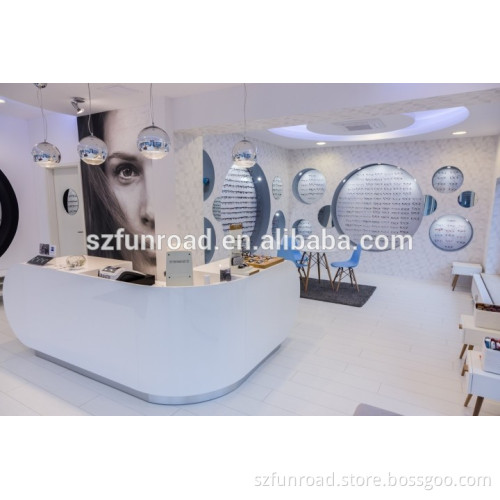 High end modern shop checkout counter table design